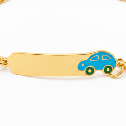 Bracciale bambina e bambino orsetto personalizzato