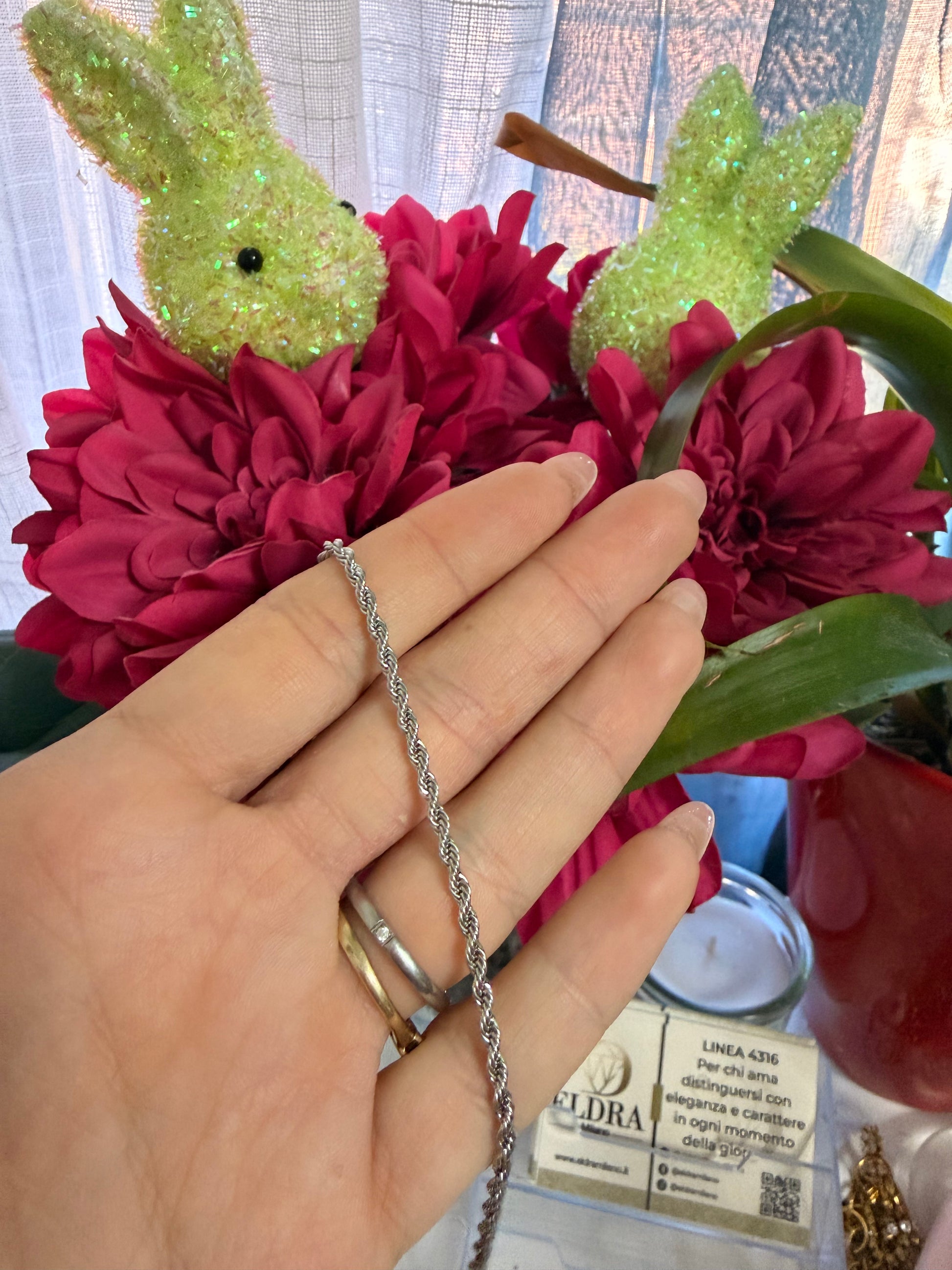 Catena collana per charm