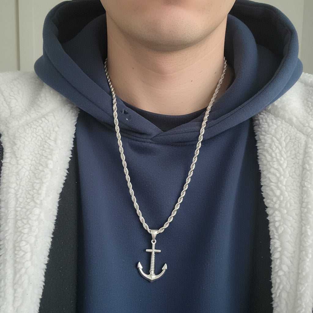 Collana ROPE ANCHOR BOLD | Eldra Milano