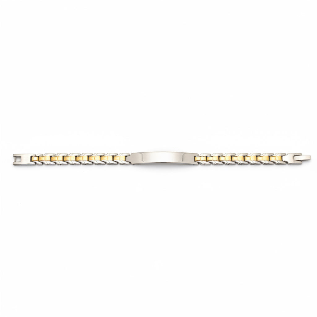 Bracciale doppio colore per incisione