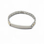 Bracciale doppio colore per incisione