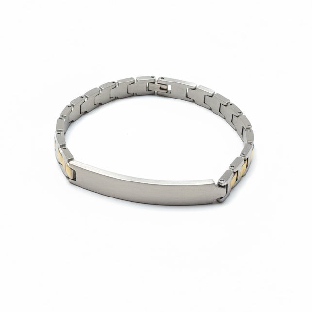 Bracciale doppio colore per incisione