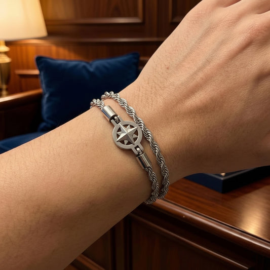 Bracciale "Ocean Link" – Compass Edition