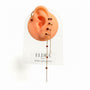 Orecchino cuoricino Ear Crawler Threader / A catena pendente