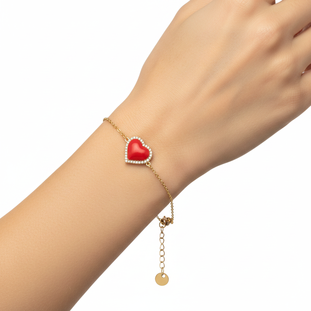 bracciale cuore amore