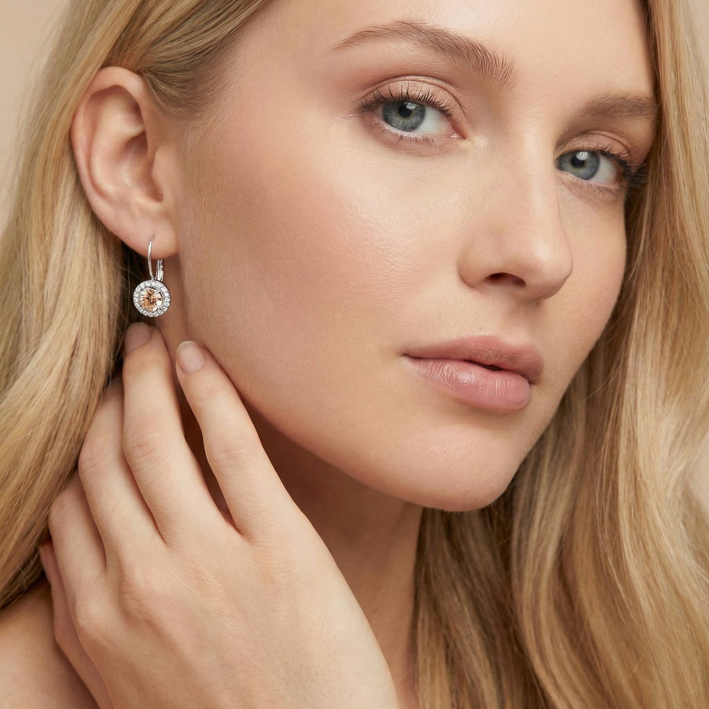 Orecchini Halo Brillante – Luce Pura