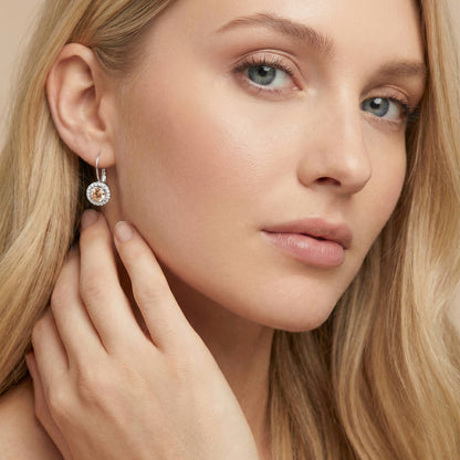 Orecchini Halo Brillante – Luce Pura