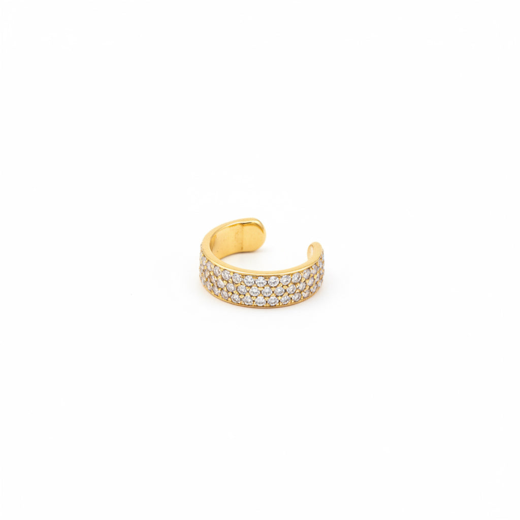 Orecchino Ear Cuff con pavé