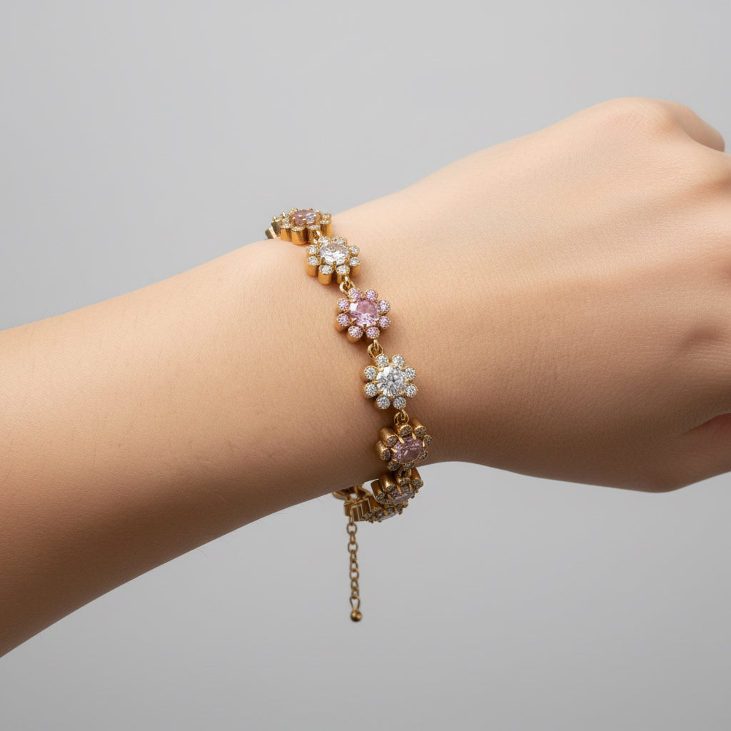 Bracciale regina floreale