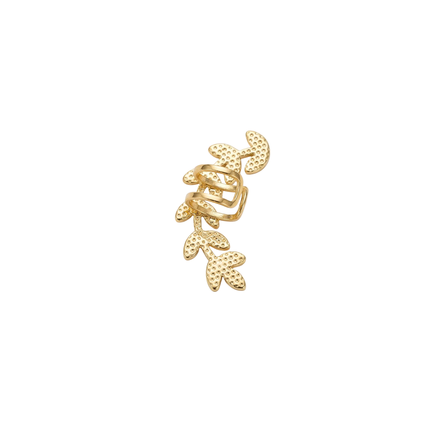 Orecchino Singolo Ear Cuff FLOWERY – Appoggio Senza Buco | Eldra Milano