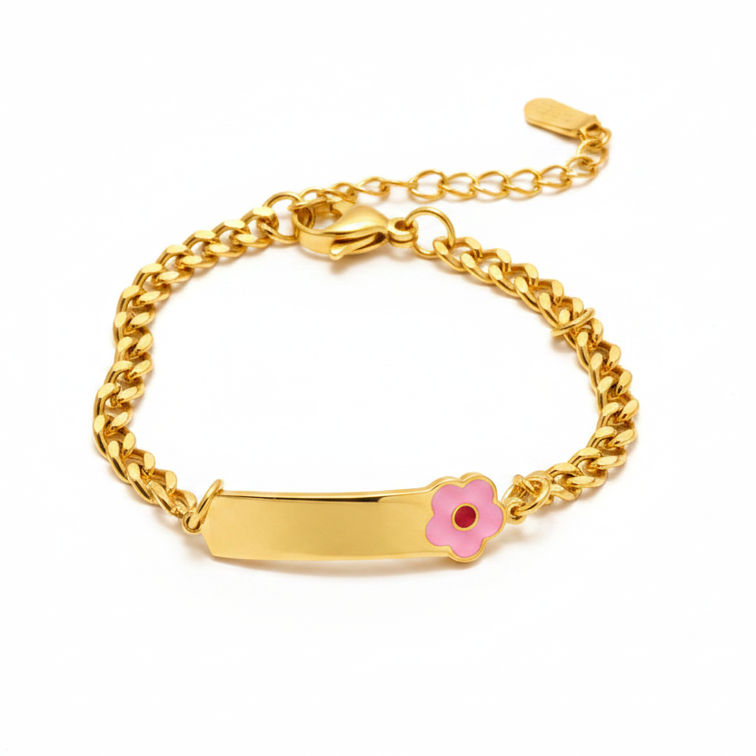 Bracciale bambina e bambino orsetto personalizzato