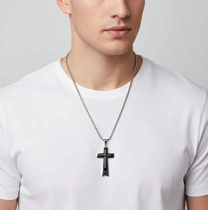 Collana CROSS LAYER | Eldra Milano