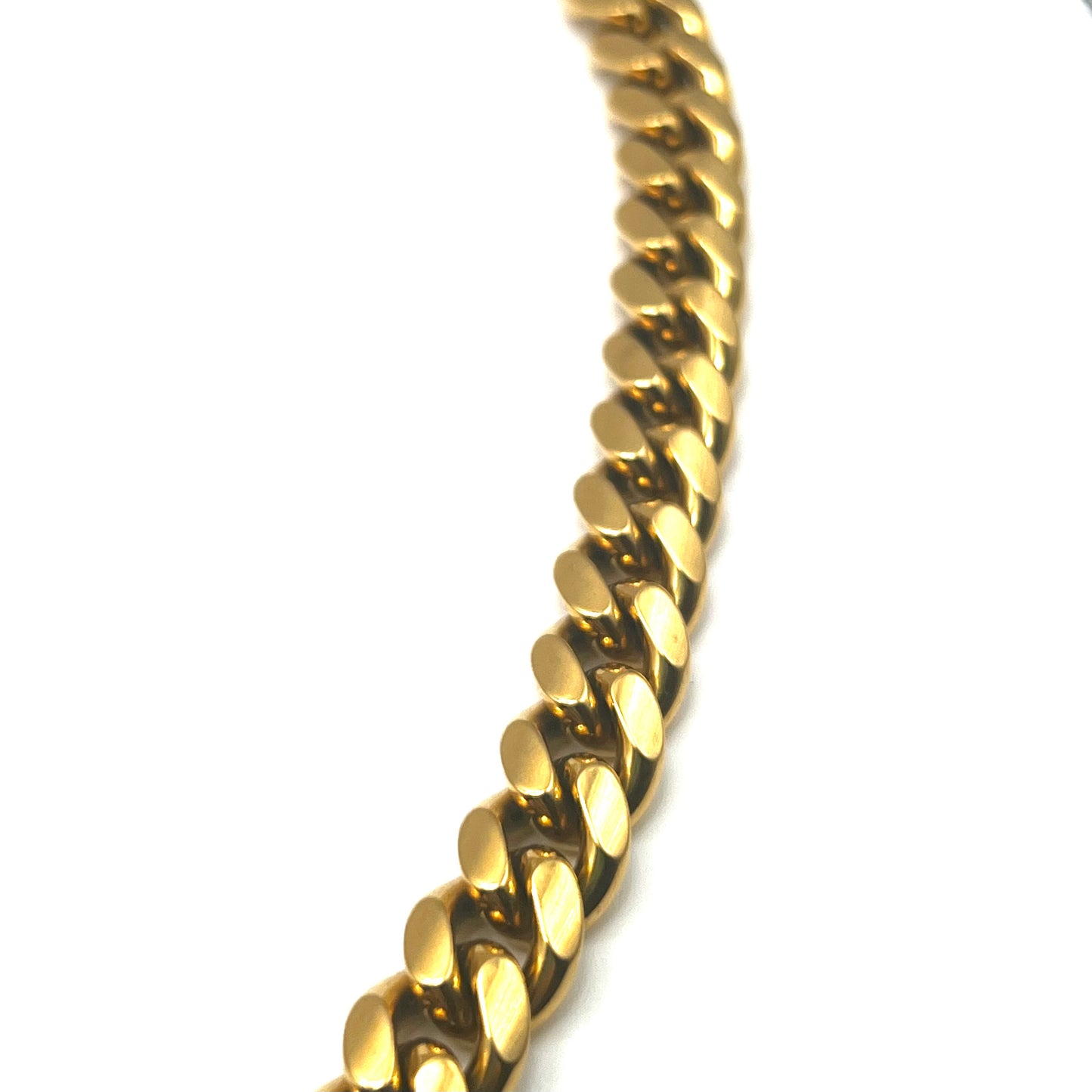 Collana WOLF SPIRIT | Acciaio Inox Massiccio Ultra-Spesso – Eldra Milano