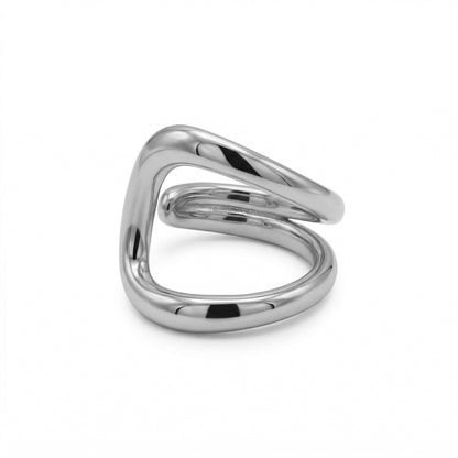 Anello ESSENTIAL CUBE – Design Minimalista Taglia Unica | Eldra Milano