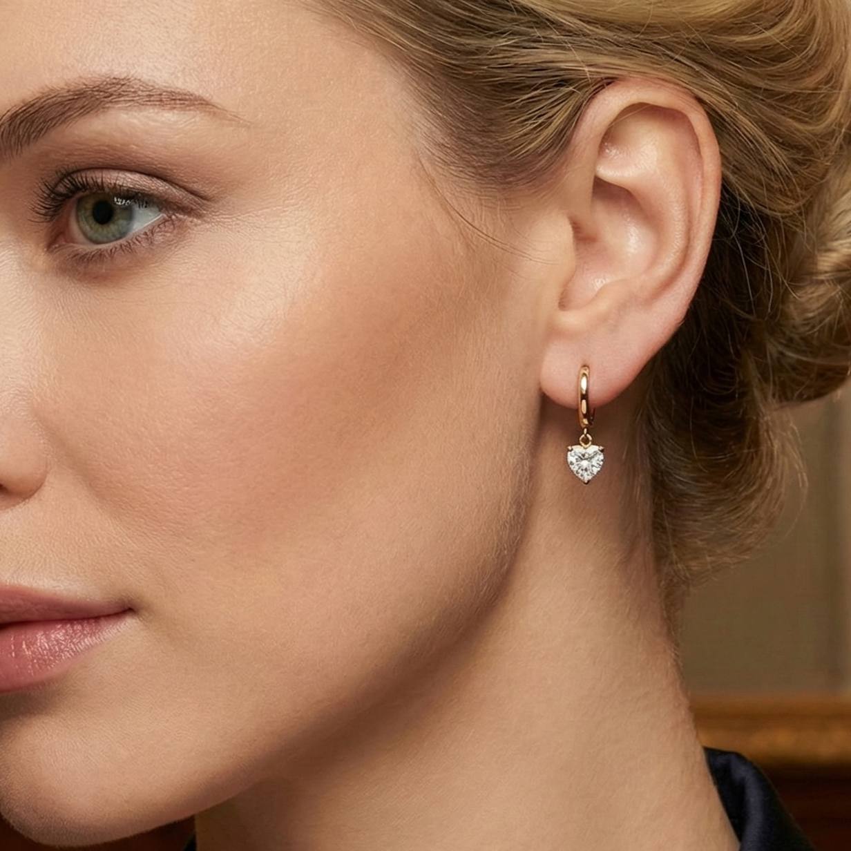 Orecchini Mignon Heart Gems