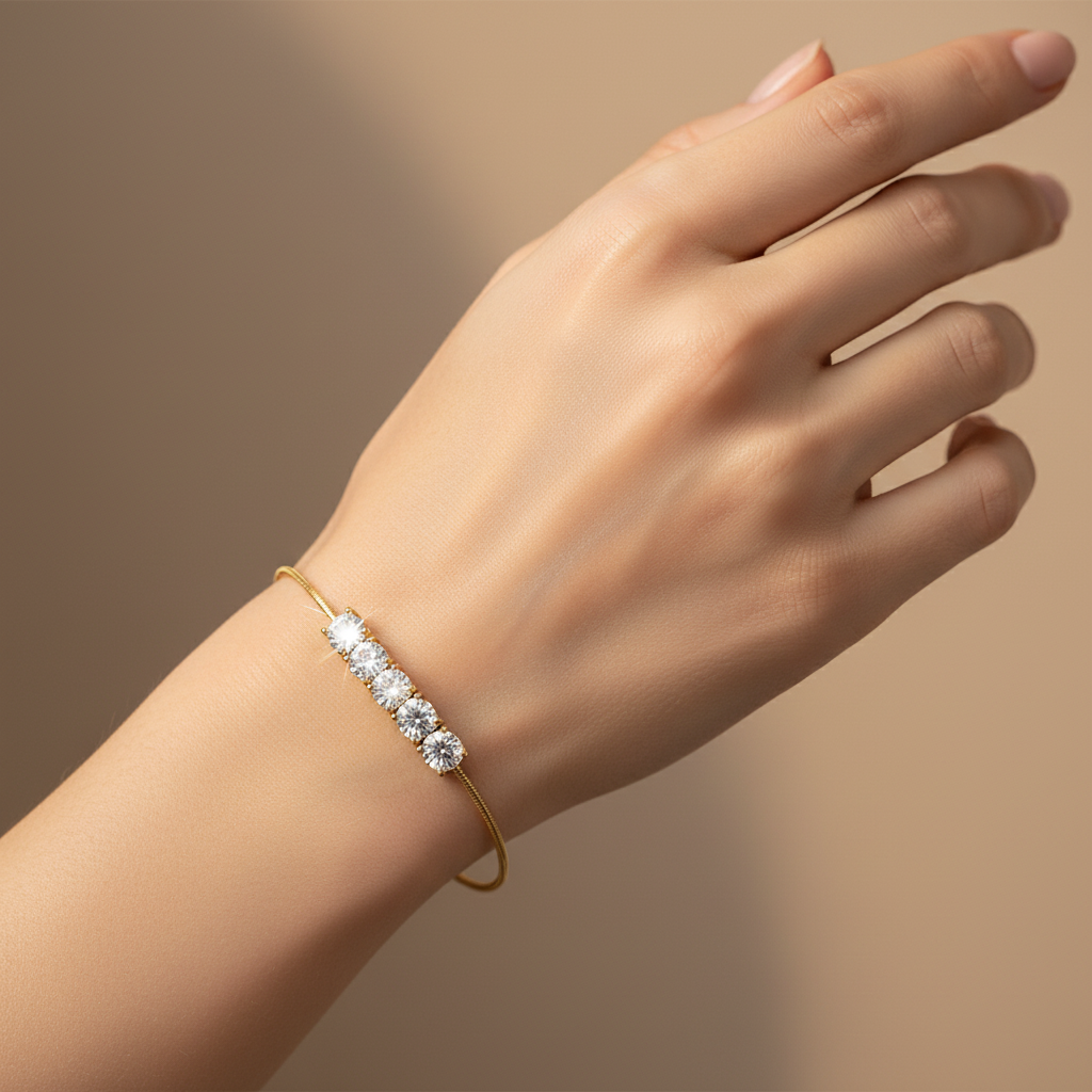 Bracciale con zirconi Queen lux
