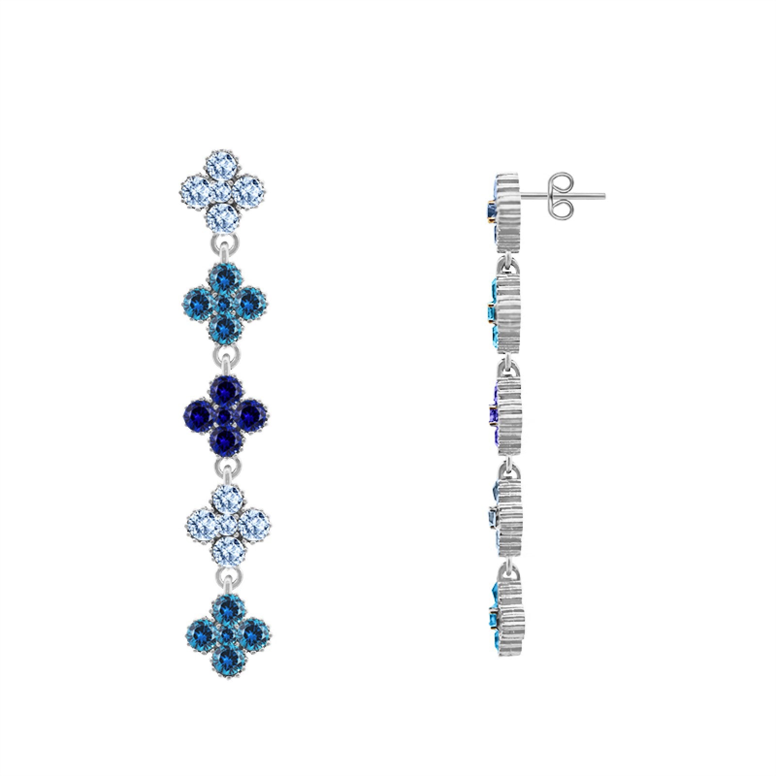 Orecchini Pendenti LUCKY LEAF – Collezione Fortuna – Eldra Milano