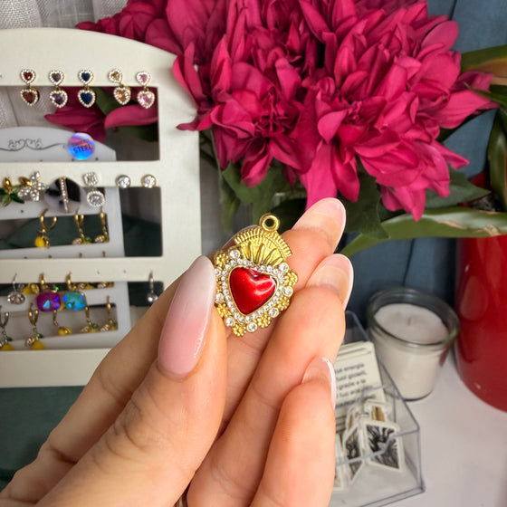 Charm cuore sacro