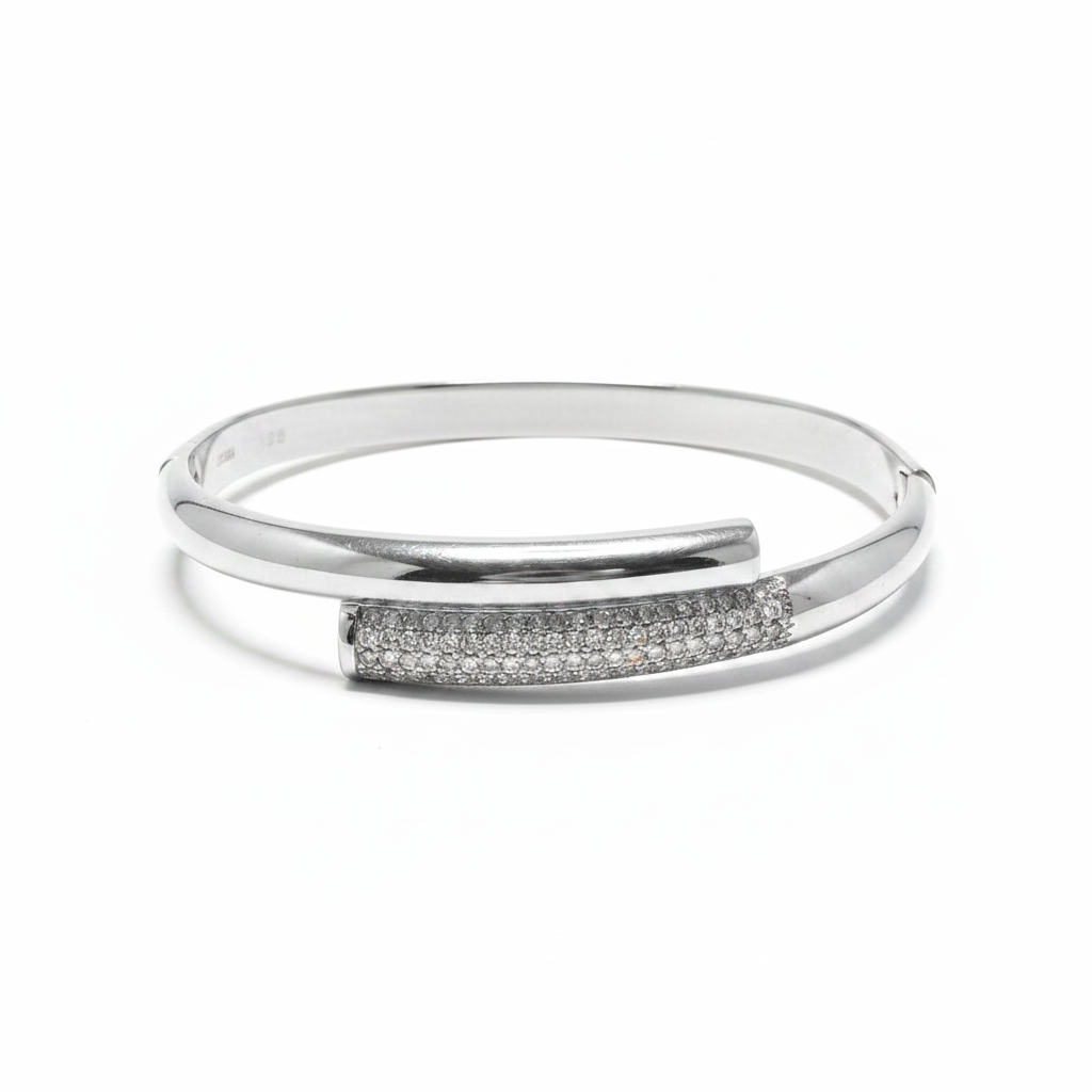 Bracciale rigido fascio lucente