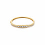 Bracciale rigido graduato con zirconi