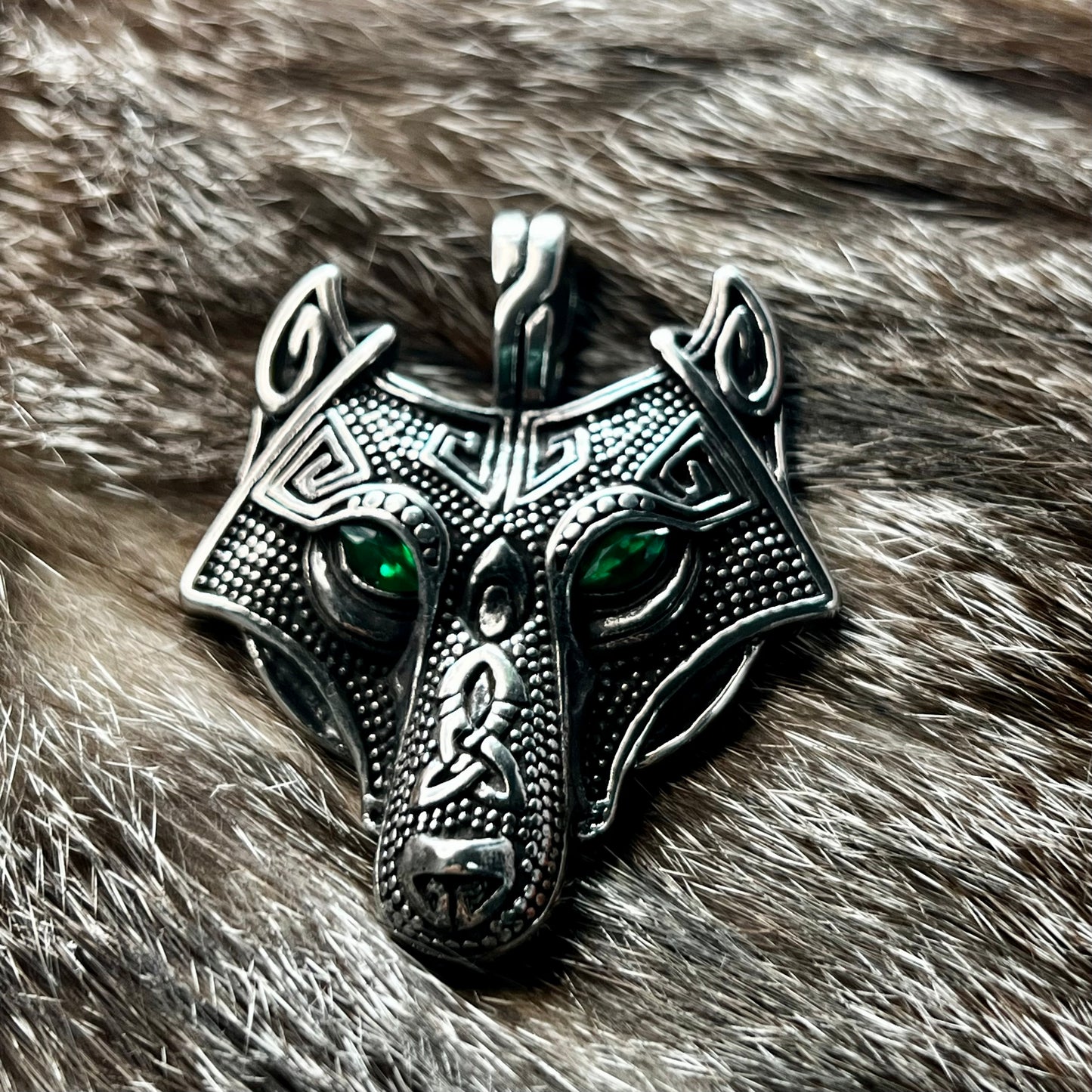WOLF FENRIR in Acciaio Inox Massiccio - Eldra Milano