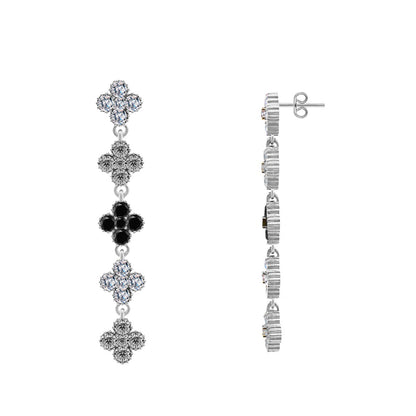 Orecchini Pendenti LUCKY LEAF – Collezione Fortuna – Eldra Milano