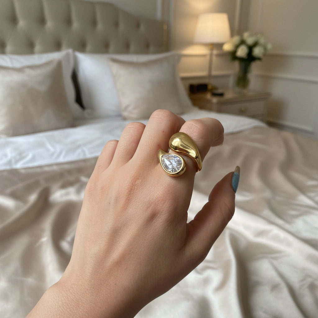 Anello regolabile anima di ghiaccio