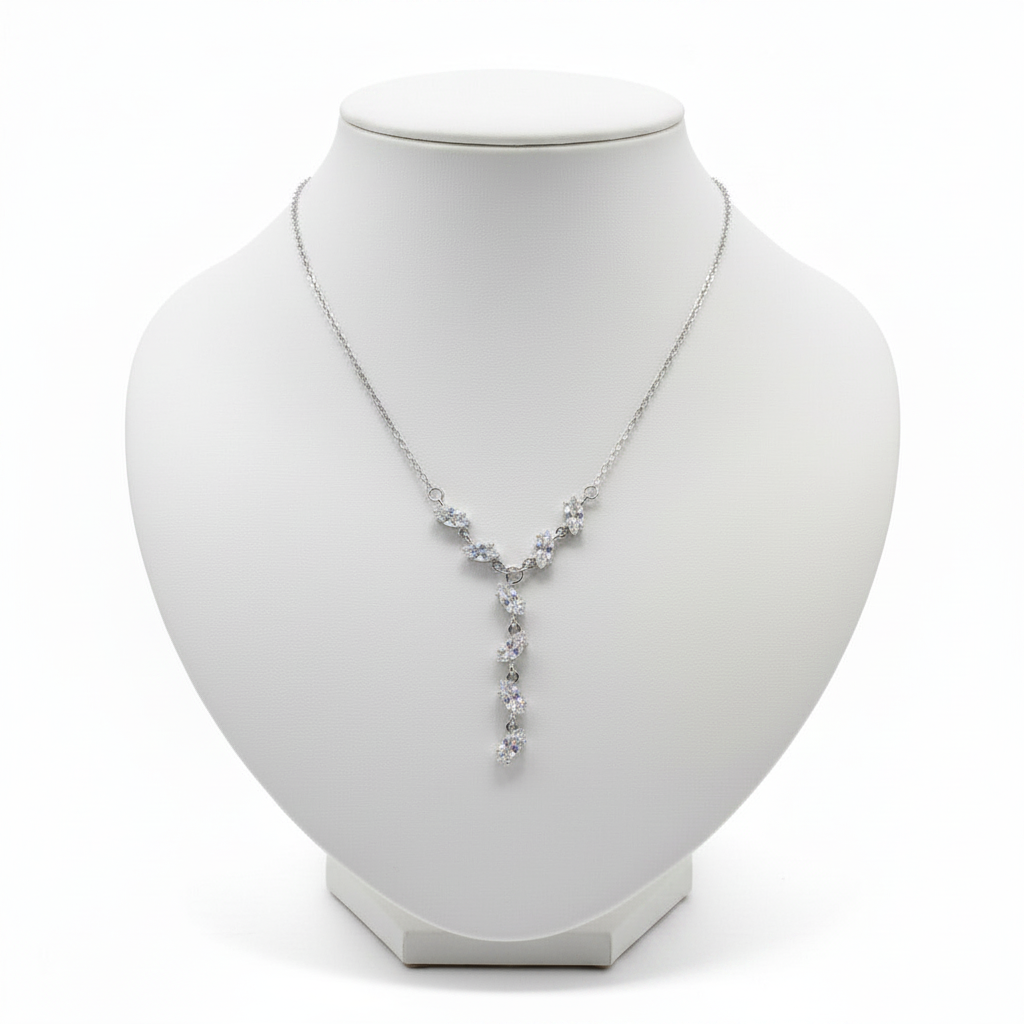 Collana a y Aurora con zirconi
