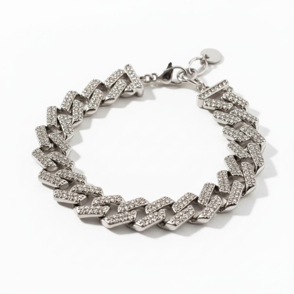 Bracciale ICED CUBAN TENNIS | Eldra Milano