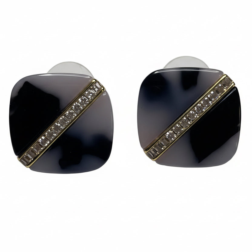 Orecchini a Lobo NOIR ÉCLAT – Design Geometrico | Eldra Milano