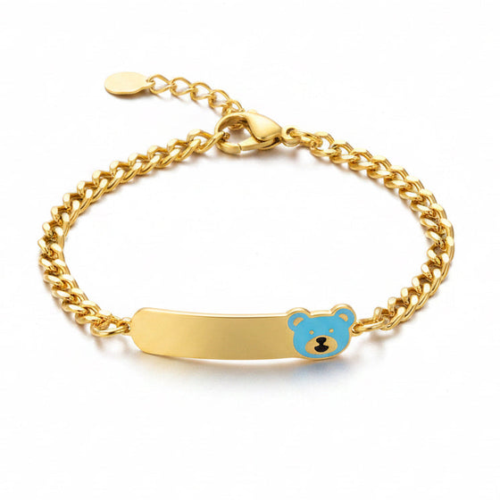 Bracciale bambina e bambino orsetto personalizzato