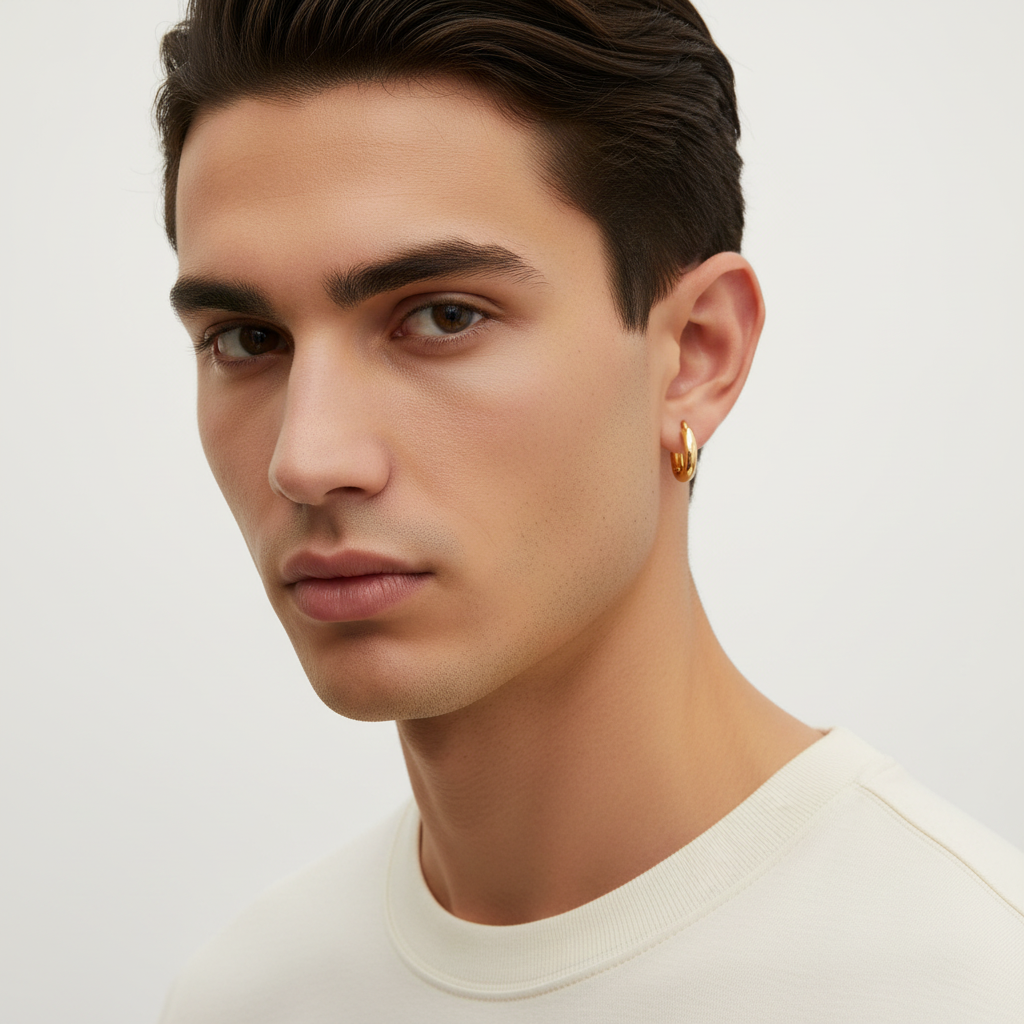 Orecchini ad anello unisex