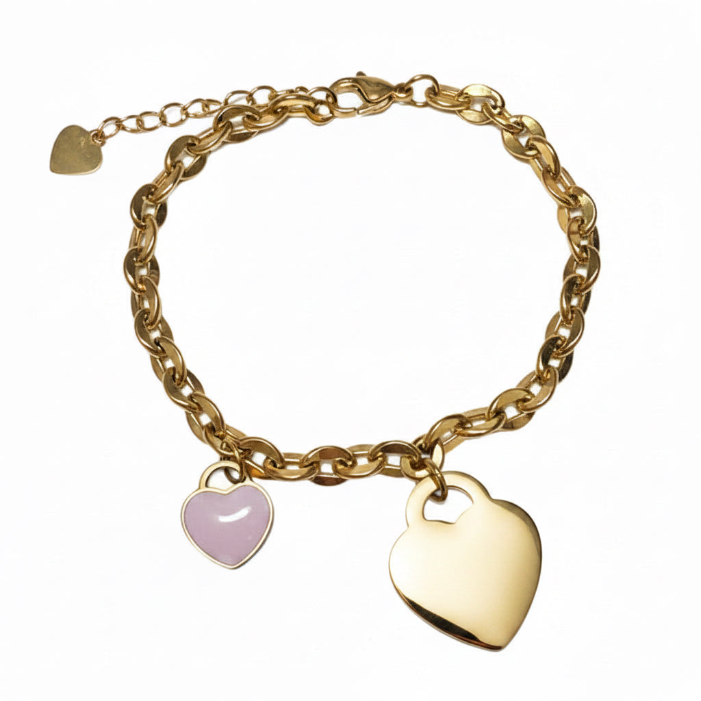 Bracciale cuori inseparabili