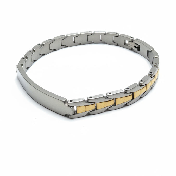 Bracciale doppio colore per incisione