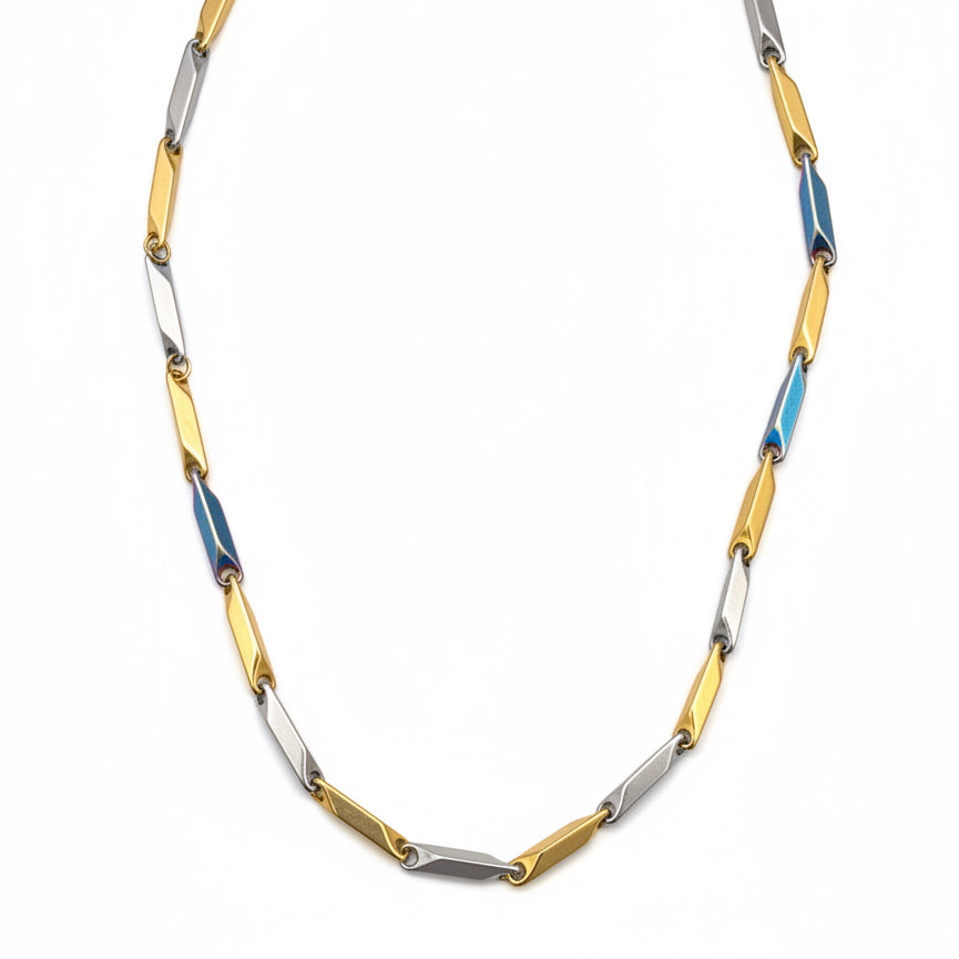 Collana tridimensionale da uomo