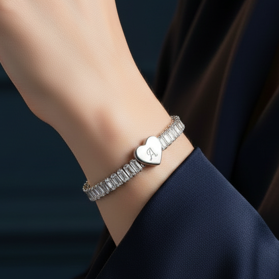Bracciale tennis Sofia con incisione personalizzata
