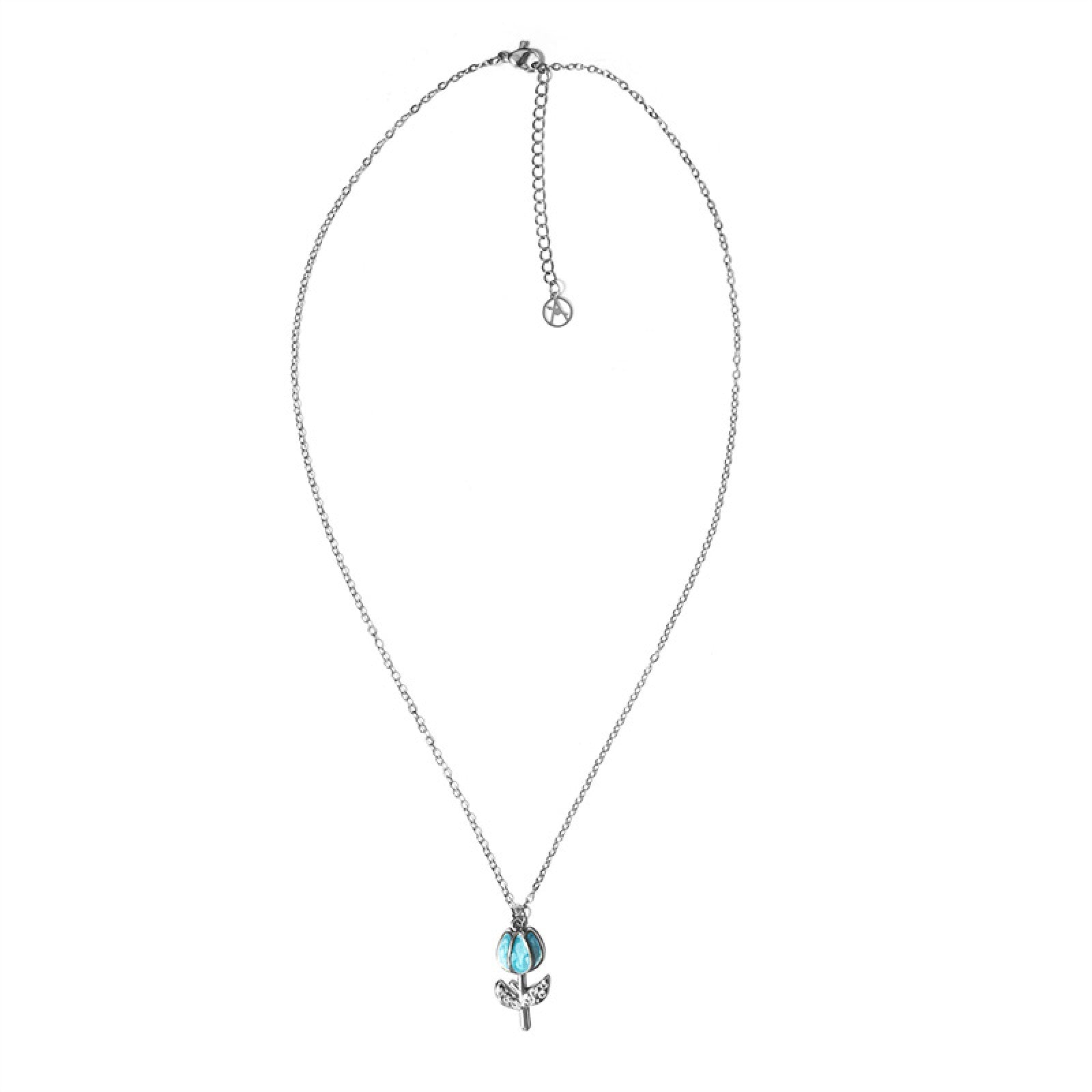 Collana tulipano con strass
