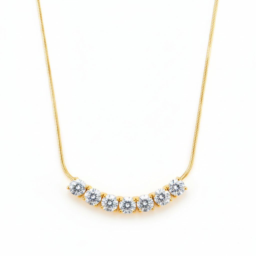 Collana con zirconi Queen Lux