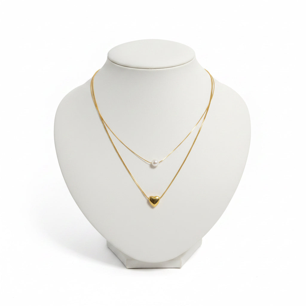 Collana cuore di Perla