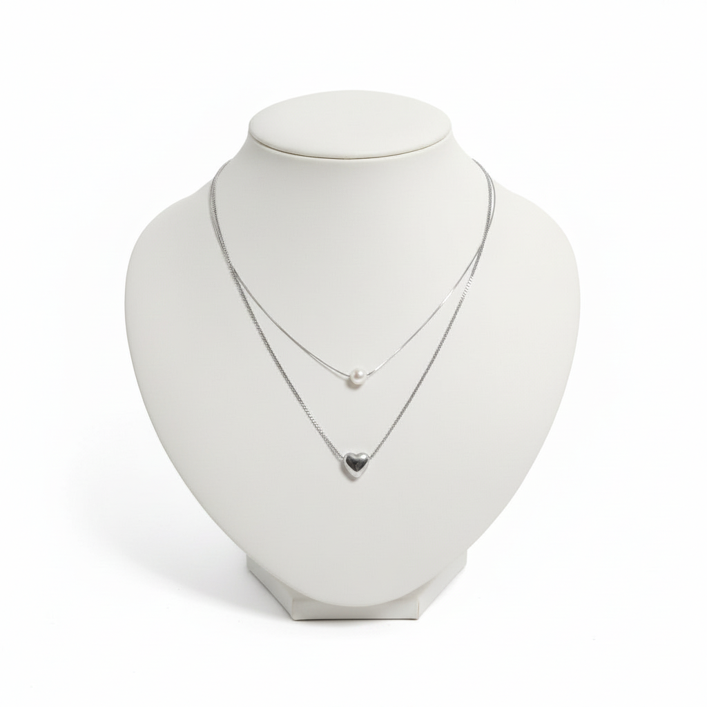 Collana cuore di Perla