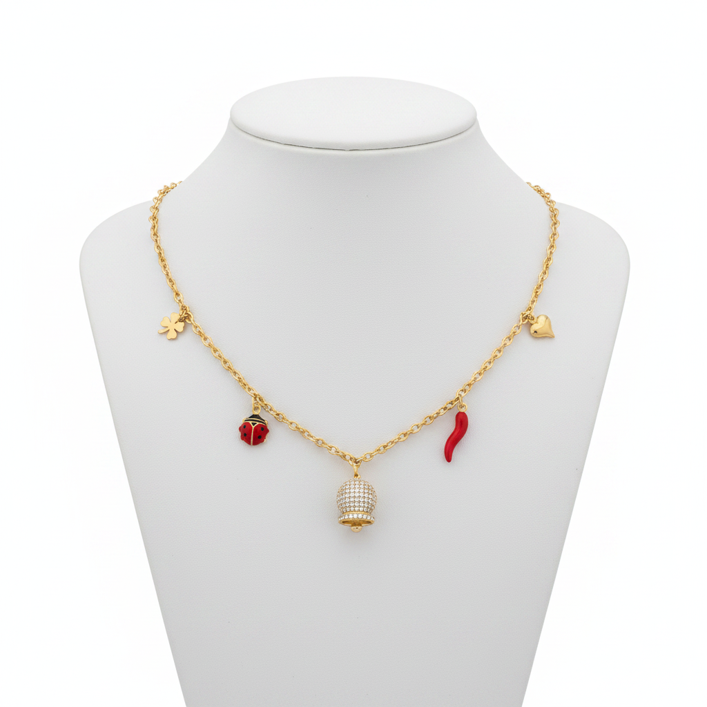 Collana Campanella fortunata