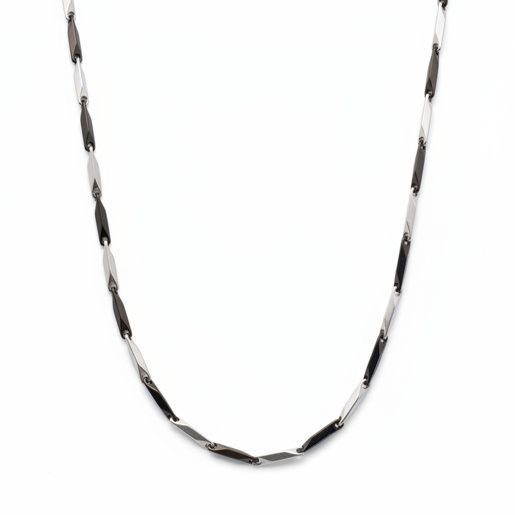 Collana tridimensionale da uomo