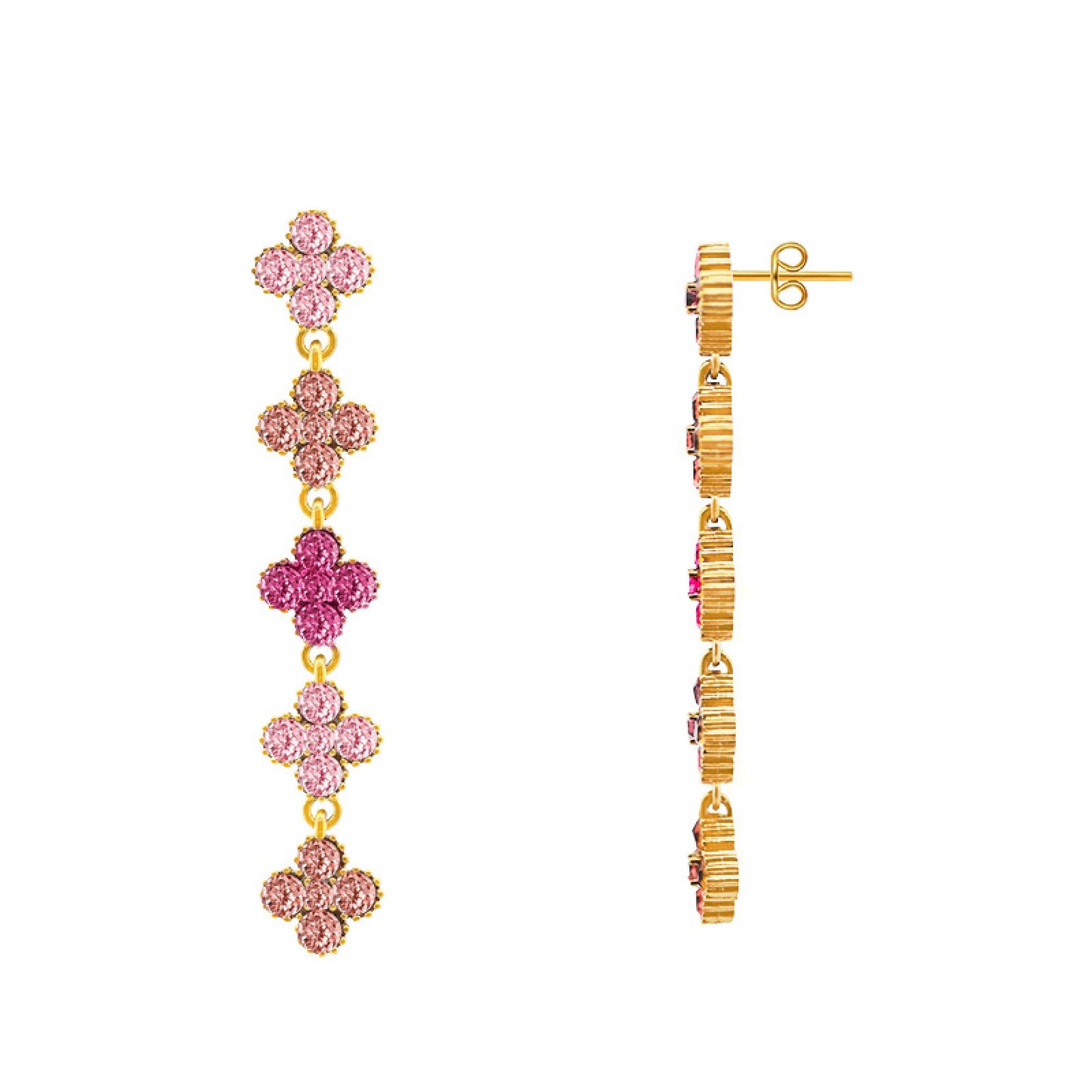 Orecchini Pendenti LUCKY LEAF – Collezione Fortuna – Eldra Milano