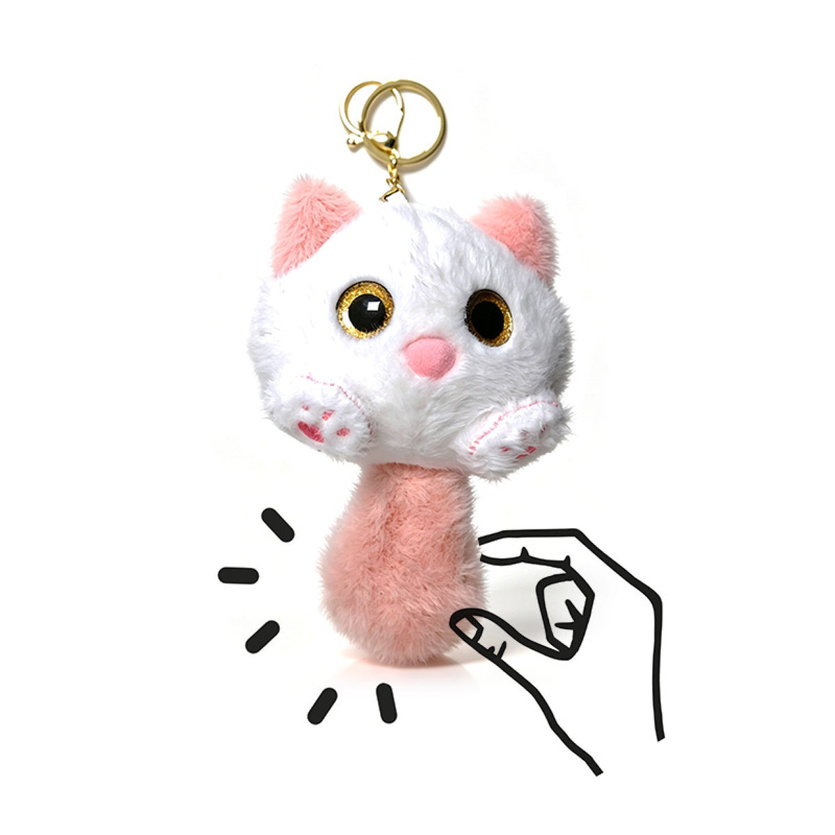 Charm  da borsa | Portachiavi gatto eldra Milano
