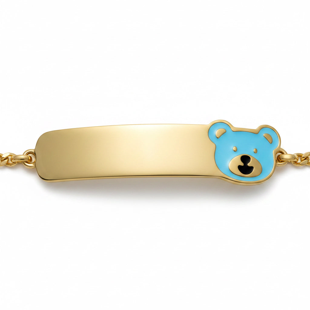 Bracciale bambina e bambino orsetto personalizzato