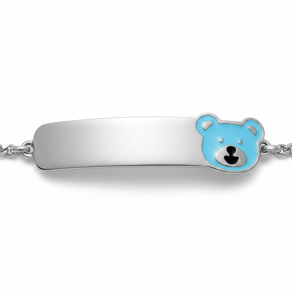 Bracciale bambina e bambino orsetto personalizzato