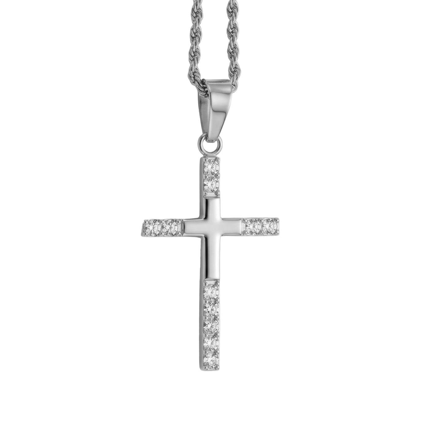 Collana ROPE CROSS SHINE | Eldra Milano