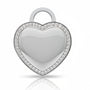 Ciondolo Cuore con strass da incisione