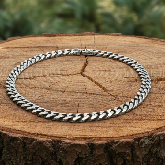 Collana BOLD CURB | Grumetta Ultra-Spessa in Acciaio Inox – Eldra Milano