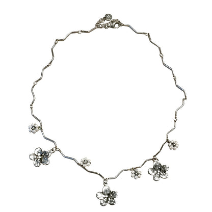 Collana DAISY DEW – Girocollo con Margherite e Perle | Eldra Milano